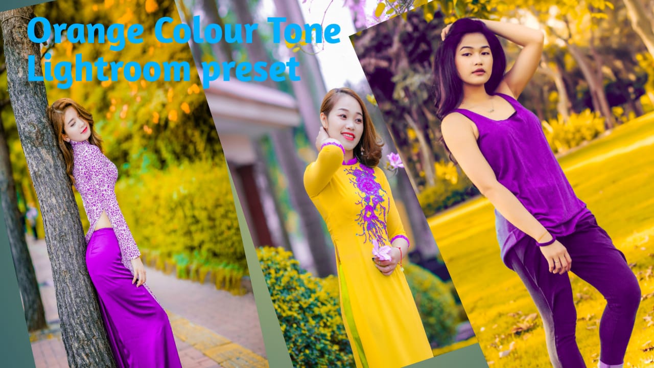 Orange Colour Tone Lightroom preset