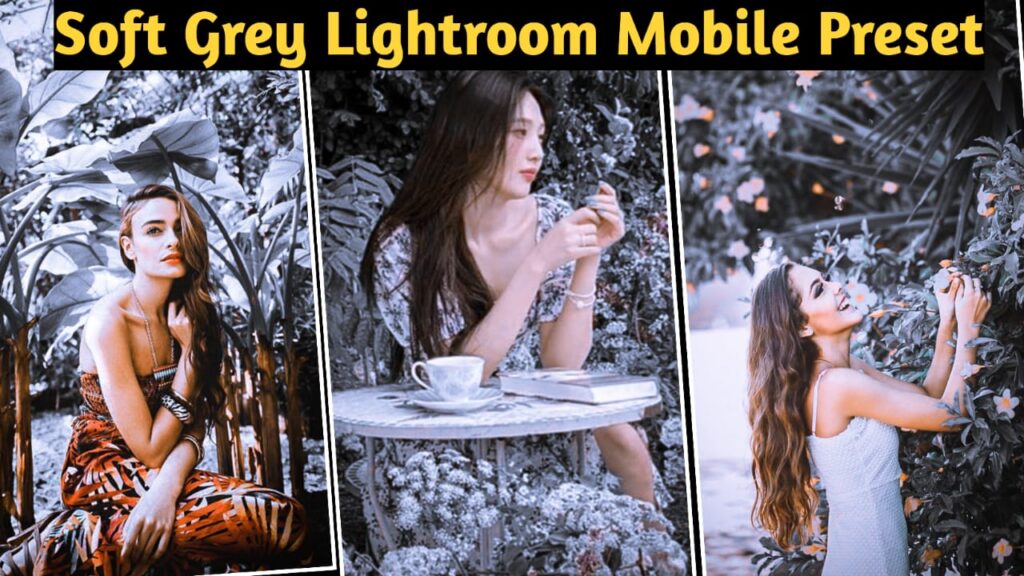 Soft Grey Lightroom Mobile Preset 2024