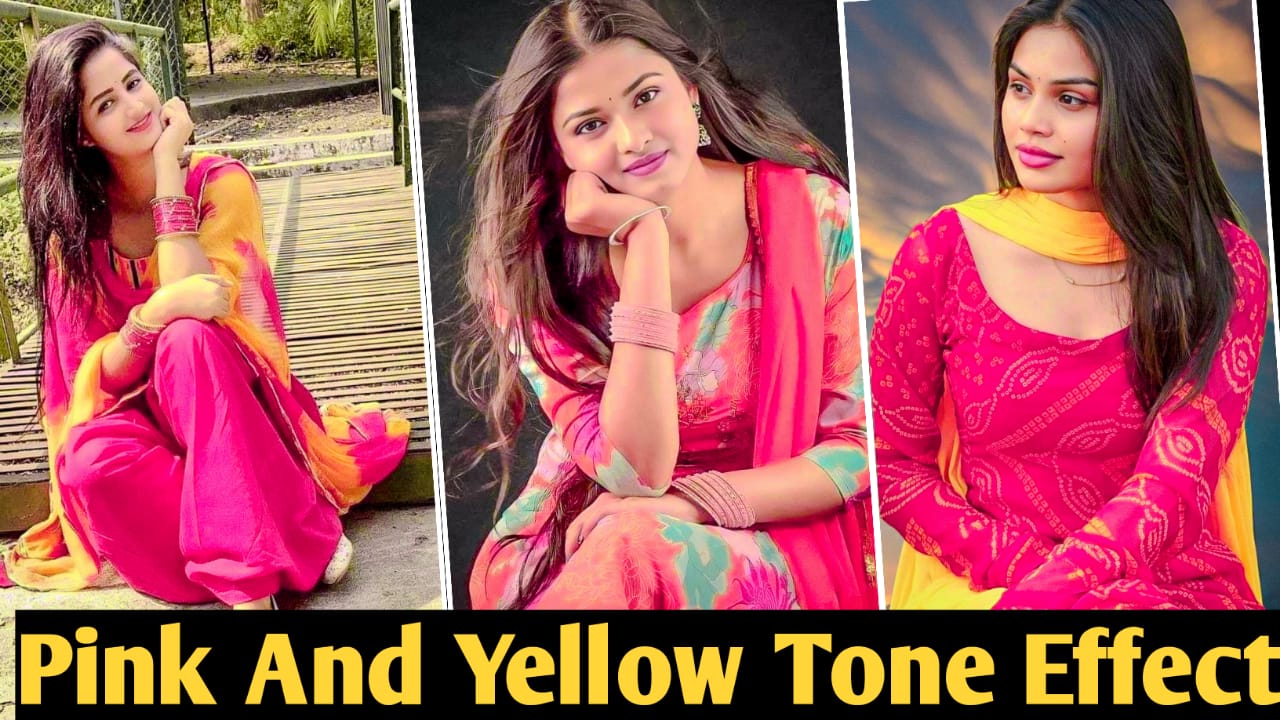 Pink And Yellow Tone Effect Lightroom Preset