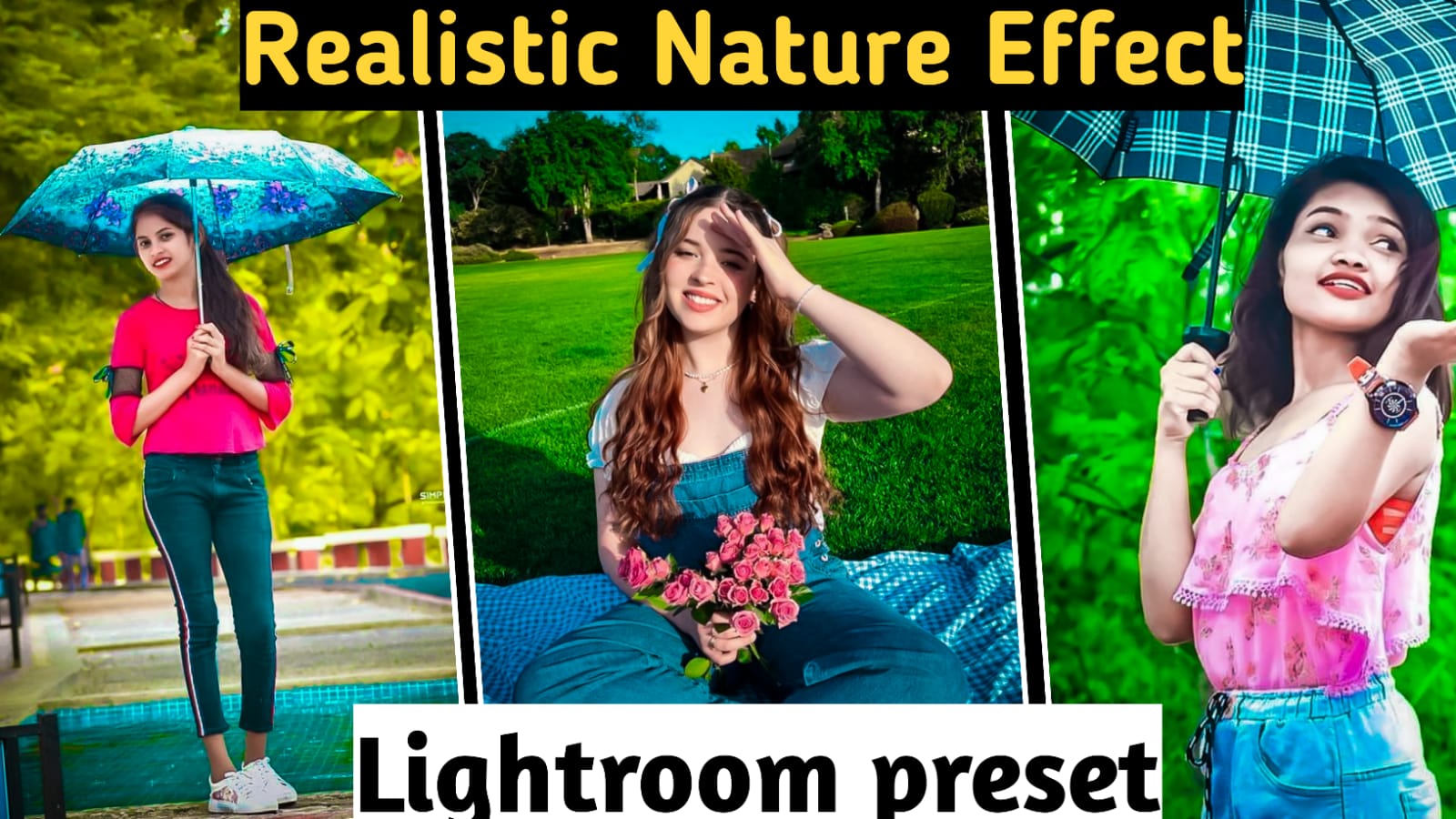 Realistic Nature Effect Lightroom preset 2024