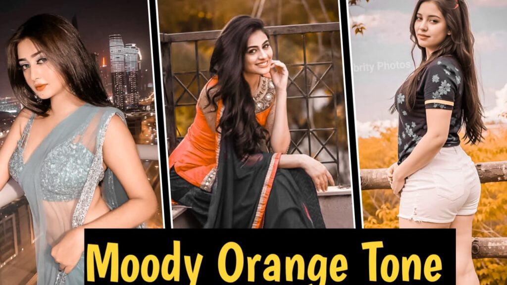 Moody Orange Tone Colour Lightroom Preset 2024