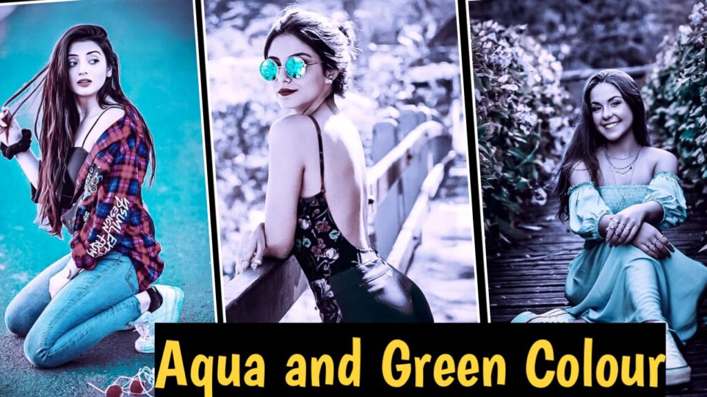 Aqua and Green Colour Effect lightroom preset 2024