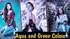 Aqua and Green Colour Effect lightroom preset 2024