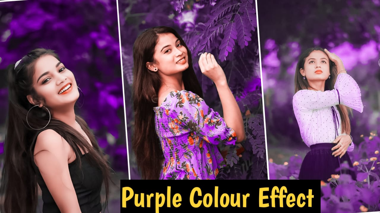 Purple Colour Effect 4k Preset Lightroom