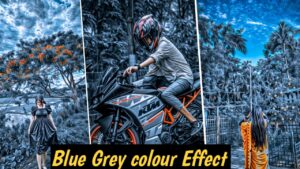 Blue Grey colour Effect Lightroom preset 2024