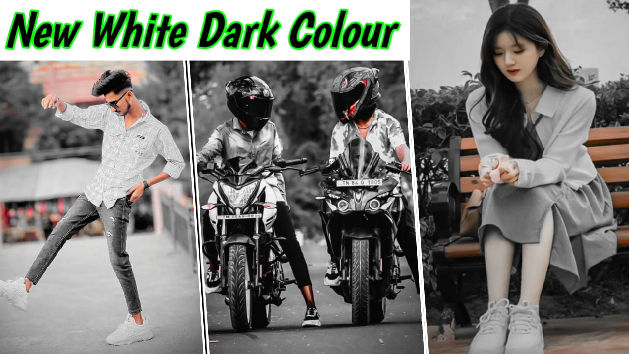 New White Dark Colour Effect Lightroom preset 2024