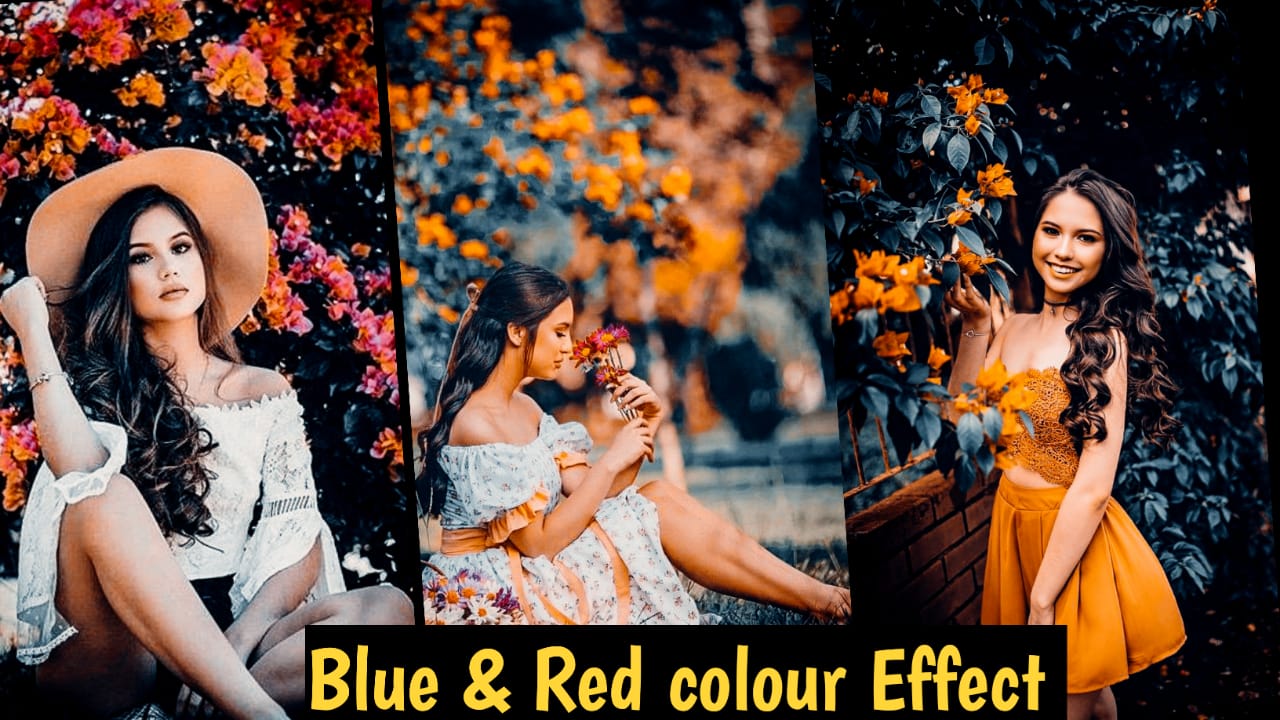 Blue And Red Colour Effect Lightroom preset 2024