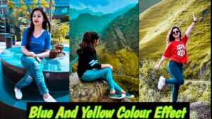 Blue And Yellow Colour Effcet Lightroom Preset 2024