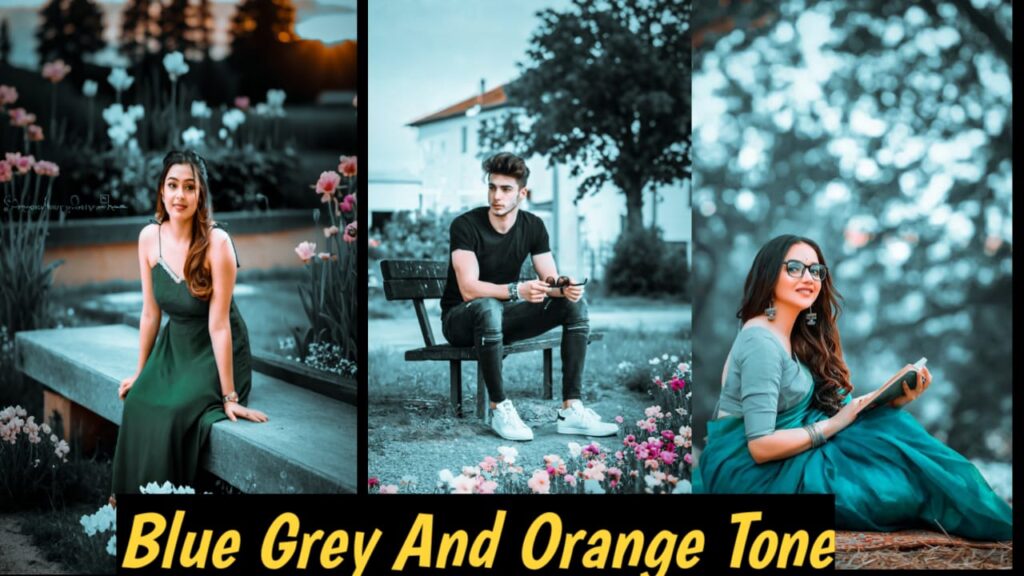 Blue Grey And Orange Tone Lightroom Preset 2024