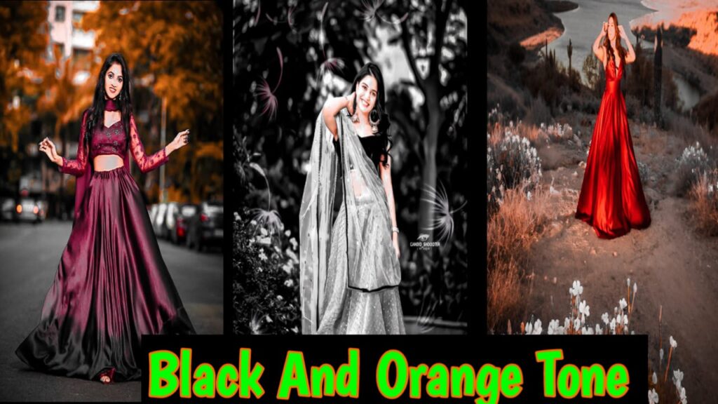 Black And Orange Tone Lightroom Preset