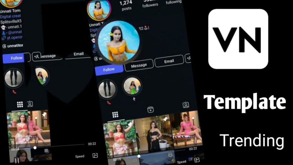 VN Template New Trend Instragram Reel