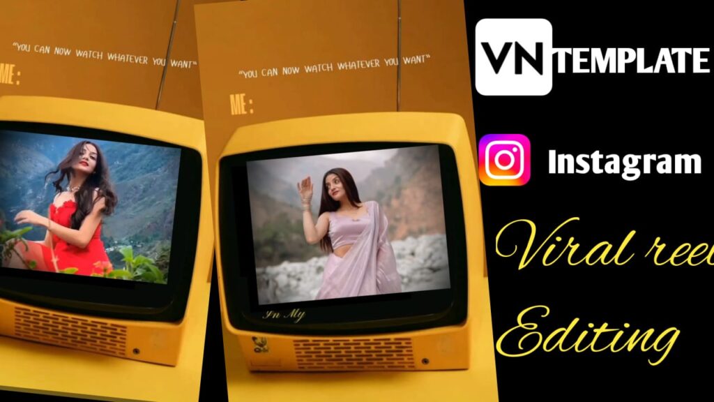 Viral VN Template Video Editing QR Code