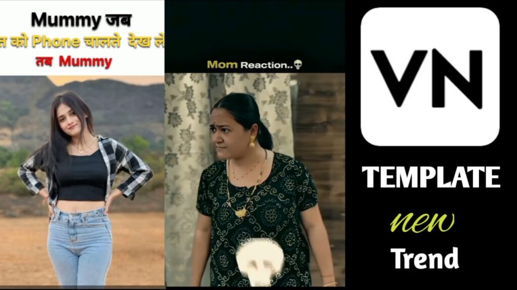Mom Reaction VN Template QR Code