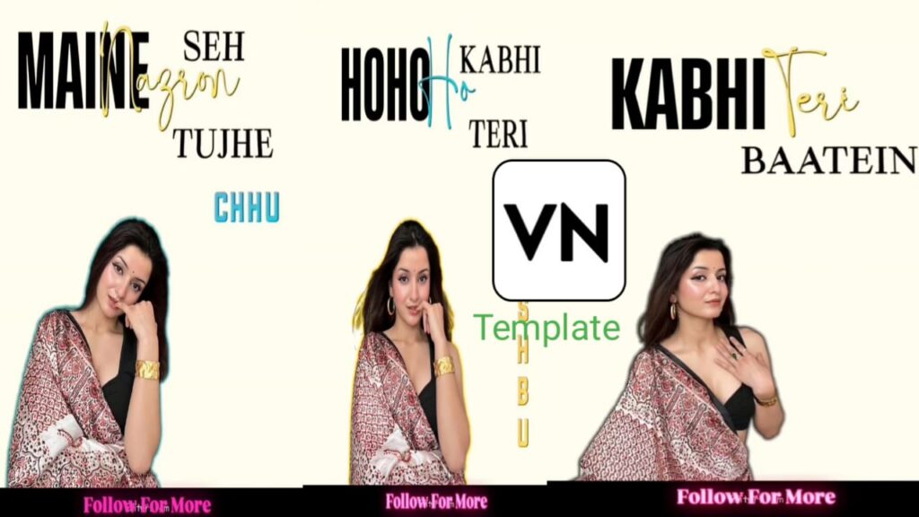 Maine Nazron Se Tujhe Chhu Liy VN Template