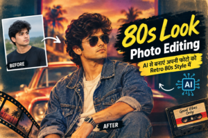 80s Look Photo Editing